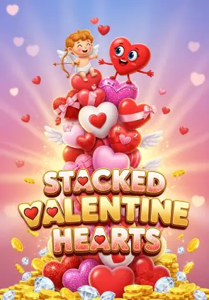 Stacked Valentine Hearts